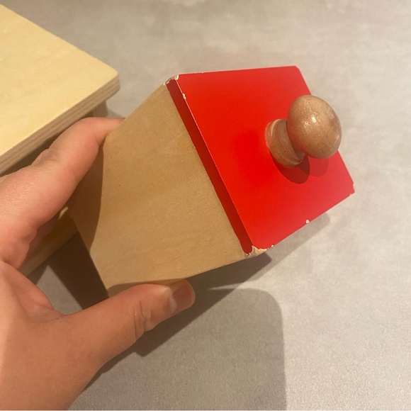 *SOLD* Montessori Toddler Coin Drop Box - Picture 3 of 6